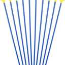 esowemsn 10pcs Sucker Arrow Plastic Replacement Suction Cup Arrows Outdoor Sports Shooting Replacement with Rubber Tip