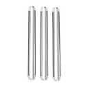600pcs Fiber Optic Heat Shrink tubing Long 60mm Fiber Optic Cable Protective Tube Double Steel Needle 304 Stainless Steel PE Transparent Bare Fiber Fusion tubing hot melt tubing Fiber Splice Sleeves