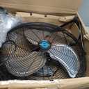 Tornado 20 Inch High Velocity Metal Floor Fan, 3-Speed Powerful Cooling for Industrial, Commercial, and Home Spaces, 120Tilt, 6.0 FT Cord - UL safety Listed, Black