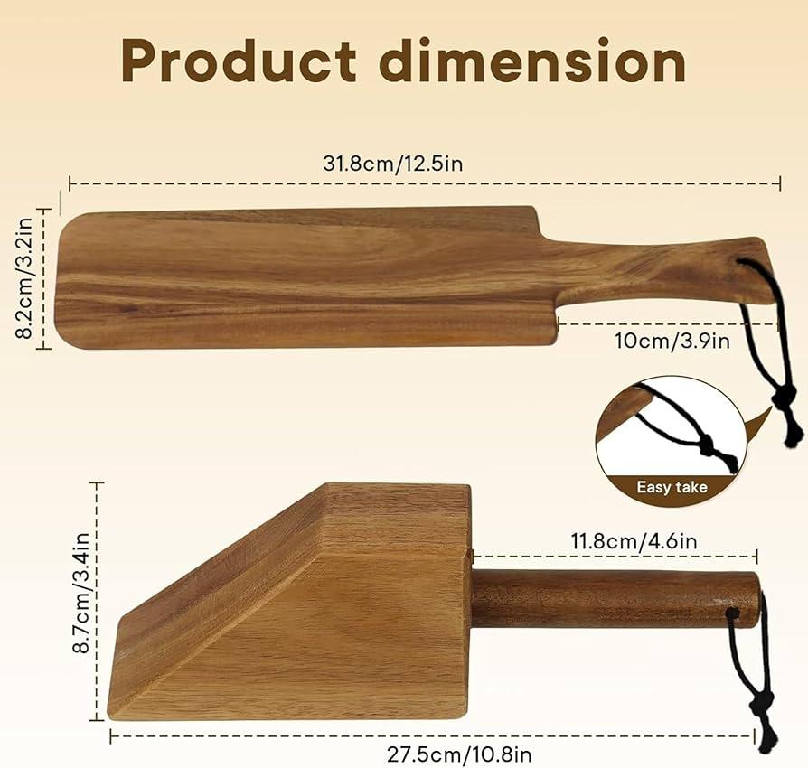 Acacia Wood Mattress Lifter Tool for Changing Sheets, Easy Lever-Action Lift & Comfort Grip, Sturdy Wooden Design for Seniors, Caregivers, Housekeepers, Daily Bed Making & Sheet Tucking