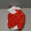 Extra Large Christmas Santa Motorcycle Helmet Cover Light Up Hat Decoration 30 x 15.8 in for Men Women Fun Rides Gifts