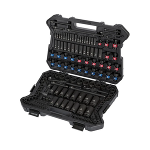 TRUE MECHANIC 153-Piece Impact Socket Set, Professional, SAE/Metric