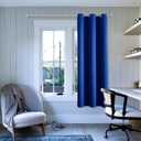 ChrisDowa Grommet Blackout Curtains for Bedroom - Thermal Insulated Room Darkening Curtains for Living Room (1 Panel Set, 42W x 84L)