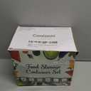 40 Piece Food Storage Containers with Lids(20 Containers & 20 Lids), BPA-Free Plastic Food Containers for Kitchen Storage and Organization, Leak Proof Meal Prep Container, Includes Labels & Pen