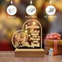 PZJIEAN Winnie The Pooh Night Light Acrylic Engraved Night Light with Base, Winnie The Pooh Gifts for Birthday Christmas Graduation Back to School Gift Daughter Son Sister Friends