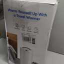 Towel Warmer, 20L Large Towel Warmers for Bathroom, Towel Bucket Fits Up Two 40"X70" Oversized Towels, Bathrobes, Blankets, Towel Heater with LCD, 4 Timer Setting and Auto Shut Off(White)
