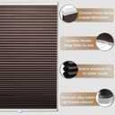 MYshade Cordless Blackout Cellular Shades, 1.5" Honeycomb Window Blinds for Bedroom & Nursery, Thermal Insulated, Noise Reducing, Privacy Shades, Inside or Outside Mount (24" W x 50" H, Taupe)