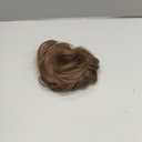 CJL HAIR Large Messy Bun Hair Piece Wavy Curly Scrunchies Synthetic Chignon Ponytail Hair Extensions Thick Updo Hairpieces for Women Medium Brown