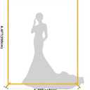 Wokceer Backdrop Stand Square Wedding Arch 6.6FT x 5.2FT Gold Metal Balloon Arch Backdrop Stand for Wedding Ceremony Birthday Party Baby Shower Photo Booth Background Decor