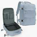 coowoz Travel Backpack For Women Men,Carry On Backpack,Hiking Backpack Waterproof Outdoor Sports Rucksack Casual Daypack travel essentials（Gray Blue）