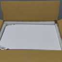 100 Pack 6x8 Rigid Mailers - 550 GSM Thick Self Adhesive Stay Flat Cardboard Envelopes for Shipping Photos, Documents, Collectible Trading Cards (White)