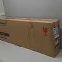 SONGMICS 6 LEDs Mirror Jewelry Cabinet, 47.2-Inch Tall Lockable Wall or Door Mounted Jewelry Armoire Organizer with Mirror, 2 Drawers, 3.9 x 14.6 x 47.2 Inches, White UJJC93W