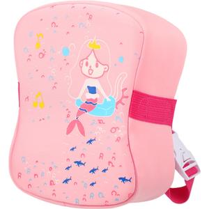 Swim Back Float for Girls Pink Swim Belt Bubble Float Trainer with Adjustable Belt Floatie Foam with Multiple Layers for Kids Toddlers Beginners Floats Lessons Equipment