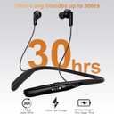 OTC Hearing Aids for Seniors, 55dB Gain Hearing Aids with Bluetooth Rechargeable 30H Battery Life, AI Smart Noise Cancellation, Neckband Earphone Design Lightweight & Comfortable Wear