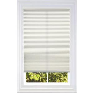 BlindsAvenue Cellular Honeycomb Cordless Shade, 9/16" Single Cell, Light Filtering, White Dove, Size: 37" W x 72" H