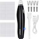 Electric Eraser for Artists, AFMAT Rechargeable Electric Eraser Kit,140 Refills for Drafting, Electric Pencil Eraser - Battery Operated for Drawing Pencils, Crafts, Arts (Black)