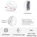 Wireless Motion Sensor Door Chime: Business Entry Doorbell Indoor Motion Detector Buzzer (500Ft Range, 32 Tunes, 5 Level Volume) Store Entrance Alert Bell Bed Alarm for Elderly Dementia Patients