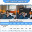 TroyStudio Spacious Soundproof Bed Tent, 35.8"x24.4"x20.7" Acoustic Foam Noise Reduction Canopy, Portable Quiet Sleep Pod Enclosure, Blackout Head Cover for Night Shift Worker and Light Sleeper