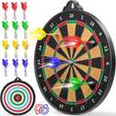 Magnetic Dart Board for Kids Indoor Outdoor Kids Games and Party Games, Christmas Birthday Gifts Toys for Boys Age 3-12