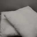 EDOW Throw Pillow Inserts, Set of 2 Lightweight Down Alternative Polyester Pillow, Couch Cushion, Sham Stuffer, Machine Washable. (White, 18x18)