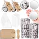 Tradder 50 Sets Compact Mirrors Bulk Women Gifts Inspirational Appreciation Employee Quinceanera Gifts Small Purse Pocket Makeup Mirrors for Mother's Day Coworker Nurse Bridal Souvenir Bag(Black)