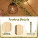 8x10 ft Bamboo Mat for Sukkah Kit, 2 Pcs 4x10 ft Schach Sukkah Mat