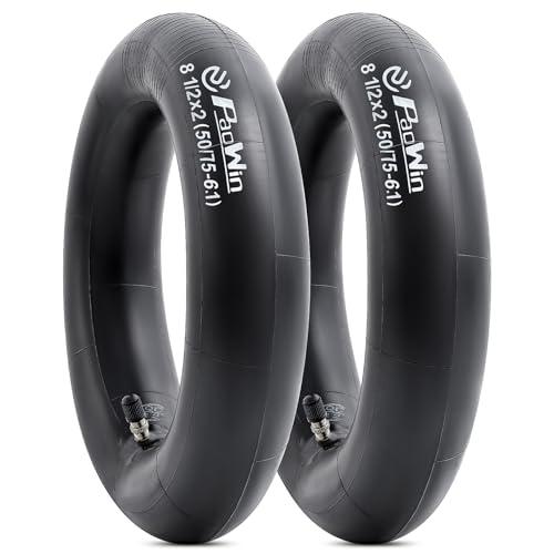 PaoWin 2pcs, 8 1/2x2 Tube, 8 1/2x2 Scooter Tube Thick Wall Valve TR4A, 8 1/2x2 Scooter Tube, Tire Tube 8 1/2x2, Electric Scooter Tube 8 1/2x2, 8