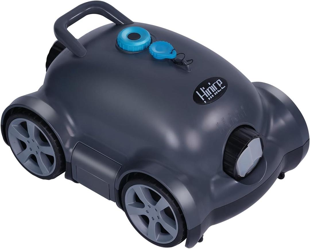 Cordless Robotic Pool Cleaner,Automatic Pool Vacuum Robot for In-Ground/Above Ground Pools,150 Min Runtime, IPX8 Waterproof, 2200 Sq Ft Coverage (Dark Grey)