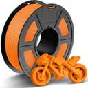 TECBEARS Rapid PETG Filament 1.75mmHigh Speed 50-600mm/s 3D Printer Filament, High Toughness Matte PETG, Orange 1KG