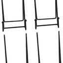 Picture Holder Stands 4pcs Iron Photo Frame Bracket Set Easel Display Holders Artwork Stand Book Display