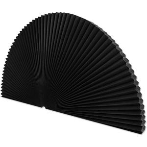 Arch Window Shade Blinds Cellular Shades Honeycomb Fabric Half Circle Window Shade Half Moon Blackout Blinds 72" L x 36" W (Black)