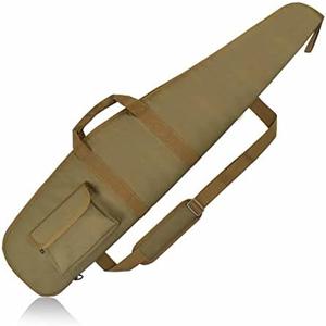AUMTISC Soft Rifle Gun Case, 41/45/49 Inch Shotgun Carrying Bag for Scoped Rifles with Adjustable Shoulder Sling