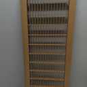 Heavy Gauge Floor Return Air Grille, 10 x 26 Inch, Brown, 1-Pack