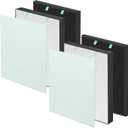 2 Sets Replacement Air400 Filter for Bissell Air400 air purifier, HEPA Activated Carbon Pack 3365, Include 2521 True Hepa Filters and Pre-Filters, 2520 Active Carbon Filters