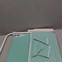 CARIBBEAN JOE Folding Beach Chair, 1 Position Lightweight and Portable Foldable Outdoor Camping Accessories with Carry Strap (Mint, 200lbs Capacity)