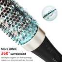 Ionic Thermal Brush Curling Iron Brush 1.5 Inch Heat Round Hair Curling Brush with Ceramic Tourmaline Hair Styler Dual Voltage Hot Brushes for Volume Hair Curler