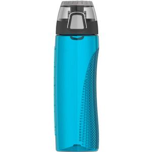 Thermos Intak 24-Ounce Tritan Hydration Bottle with Meter (Teal), One Size,