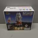 iPlay, iLearn Rocket Outer Space Toys, Kids Spaceship Playset with Space Shuttle, Electric Drill, 2 Astronauts, Educational STEM Take Apart Adventure Gift for 3 4 5 6 7 8 Year Old Boy Girl