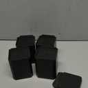 Bed Risers Furniture Risers Heavy-Duty Rectangular Adjustable Block Lift to 3 inches and 4.3 inches Desk, Sofa, Chair Legs, Refrigerator, Washing Machine Support up to 4000 pounds (Square-black-4 Pack)