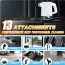 Handheld Steam Cleaner for Home, Pressurized 15s Instant Heat Steam Cleaner, 500ml Removable Water Tank & Self-Clean, Portable Multi-Surface Steamer for Cleaning, Kitchen, Bathroom, Car, Floor