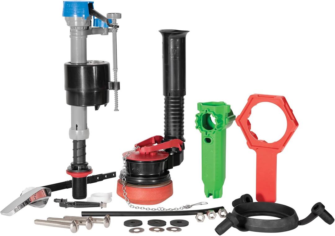 Fluidmaster K-400H-021-P8 PerforMAX 2-Inch Everything Toilet Repair Kit, Multicolor (No Size)