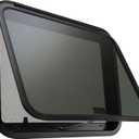 RecPro RV Exit Window 30" W x 22" H Optional Trim | RV Window Replacement (with Trim Ring) 