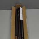 Bronze Shower Curtain Rod 31 to 80 Inch,1 Inch Diameter Adjustable Spring Tension Stainless Steel Telescoping Rod,Easy Install,No Rust