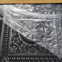 Art3d Drop Ceiling Tiles, Glue up Ceiling Tiles, 2'x2' Plastic Sheet in Black (24-Pack, 96 Sq.ft)