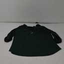 Bulotus Women's Zip Front V-Neck 3/4 Length Sleeve Womens Tops Business Casual Shirts,2XL