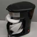 Amazon Basics Coffee Makers, 12-Cup Coffee Machines with Reusable Filter, Coffee Pots, Black & Stainless Steel