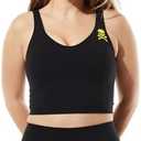 SoulCycle Women's Front Row Crop Tank Skull, S