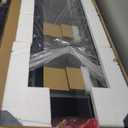 50" Electric Fireplace Wall Mounted and Recessed with Remote Control, 750/1500W Ultra-Thin Wall Fireplace Heater W/Timer Adjustable Flame Color and Brightness, Log Set & Crystal Options