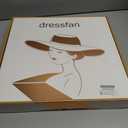 dressfan Church Fascinator Hats for Women,20s 50s Linen Vintage Hat for Derby/Church/Wedding/Cocktail/Tea Party (Pink)