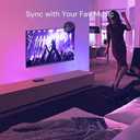 2 x LED Strip Lights for TV, USB TV Backlight Kit with Remote, APP Control Sync to Music, 5050 RGB LED Bias Lighting for HDTV, PC and Mirror (16.4ft for 55"-75" TV)